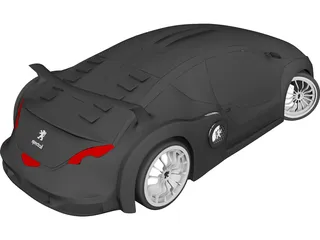 Peugeot Spectral Concept 3D Model