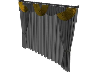 Curtain 3D Model