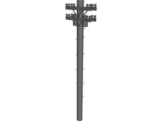 Electric Pole 3D Model