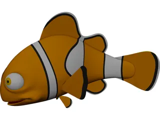 Nemo Fish CAD 3D Model