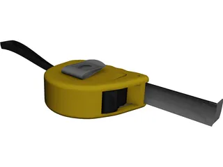 Ruler Measuring Tape 3D Model 3D Preview