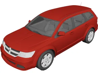 Dodge Journey (2008) 3D Model