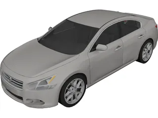 Nissan Maxima (2009) 3D Model