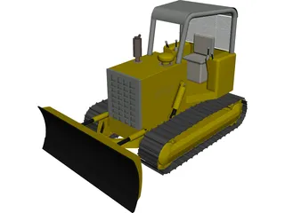 Bulldozer 3D Model 3D Preview