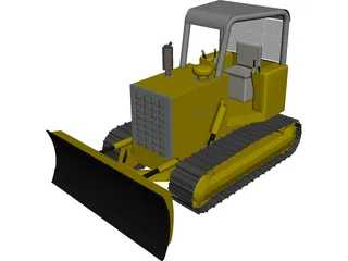 Bulldozer 3D Model