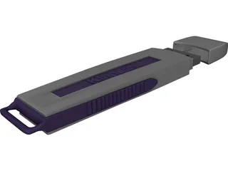 Kingston USB Flash Disk 3D Model 3D Preview