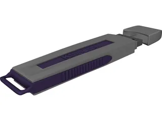 Kingston USB Flash Disk 3D Model