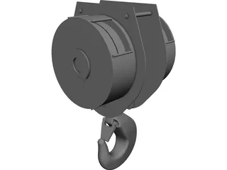 Crane Hook 15ton 3D Model