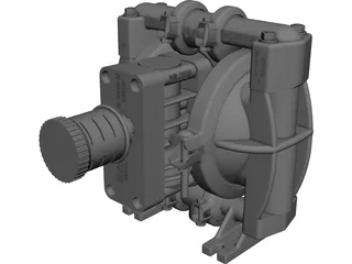 Wilden Pump CAD 3D Model