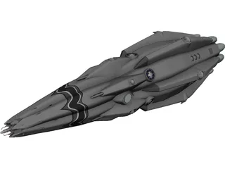 Striking Arm Heavy Cruiser 3D Model