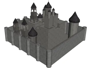 Castle 3D Model