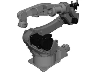Panasonic Welding Robot TM 1800 CAD 3D Model