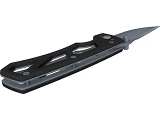 Tactical Knife CAD 3D Model