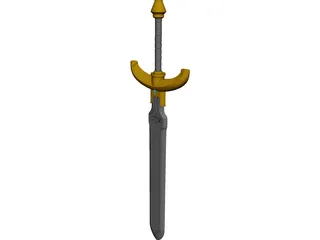Zelda Sword Excalibur 3D Model