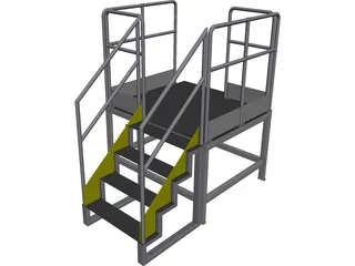 Platform CAD 3D Model
