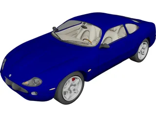 Jaguar XKR 3D Model