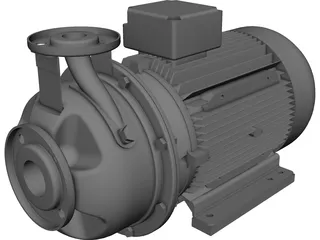 Xylem Pump CAD 3D Model