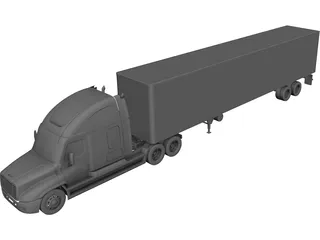 Freightliner Cascadia 3D Model 3D Preview