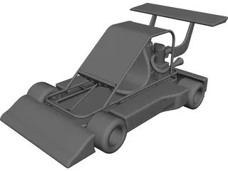 Superfly Go Kart CAD 3D Model