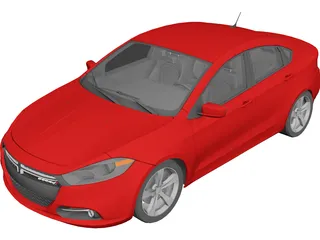 Dodge Dart GT (2013) 3D Model