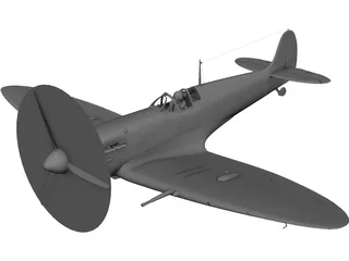 Supermarine Spitfire 3D Model