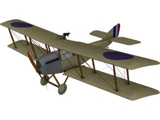 Martinsyde G.100 Elephant 3D Model