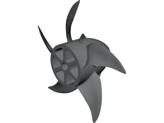 Ship Propeller 3D Model