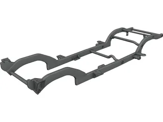 Suzuki Vitara Chassis CAD 3D Model