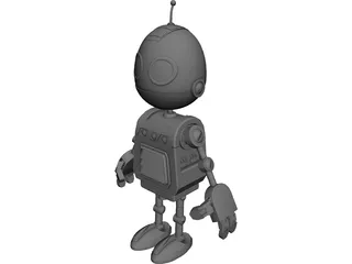 Clank Robot Pet 3D Model