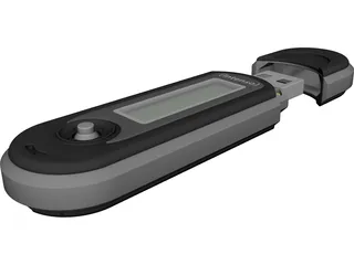 Intenso MP3 USB Stick 3D Model