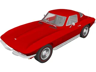 Chevrolet Corvette Stingray (1965) 3D Model