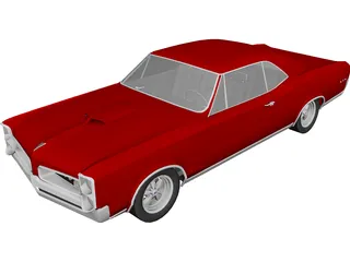 Pontiac GTO (1966) 3D Model