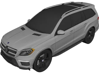 Mercedes-Benz GL 63 AMG (2012) 3D Model