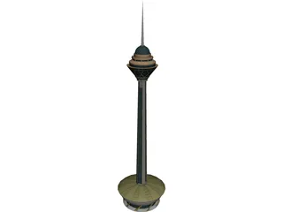 Tehran Milad Tower 3D Model