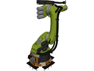 Kuka KR500-3 KR360-3 CAD 3D Model