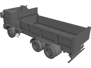 Dump Truck CAD 3D Model