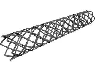 Vascular Stent CAD 3D Model