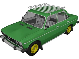 VAZ 2106 3D Model