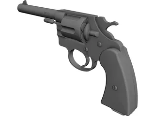 Colt .45 1917 CAD 3D Model
