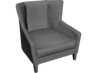 Armchair Vilem 3D Model