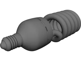 Lightbulb CFL 3D Model