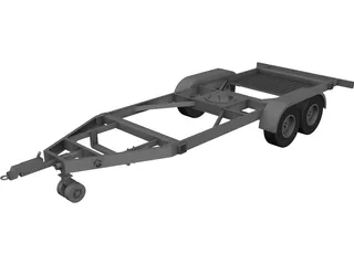 Trailer CAD 3D Model