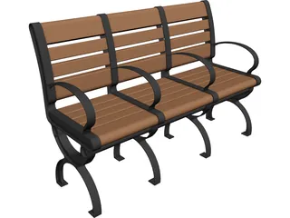 Bench 3D Model