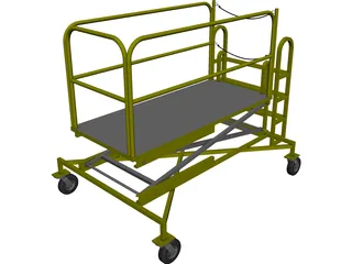 B4 Maintenance Stand CAD 3D Model