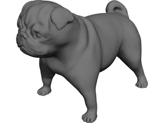 Bulldog 3D Model