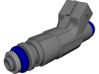 Bosch Fuel Injector CAD 3D Model