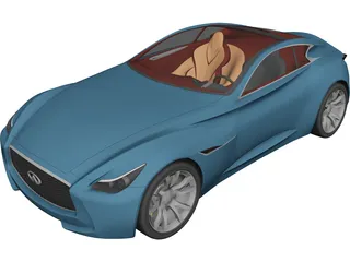 Infiniti Essence Concept (2009) 3D Model 3D Preview