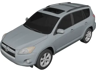 Toyota RAV4 Limited (2012) 3D Model 3D Preview