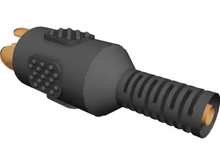 Cinch Connector 3D Model