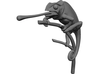 Chameleon 3D Model